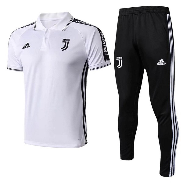 Polo Conjunto Completo Juventus 2019/20 Blanco Negro